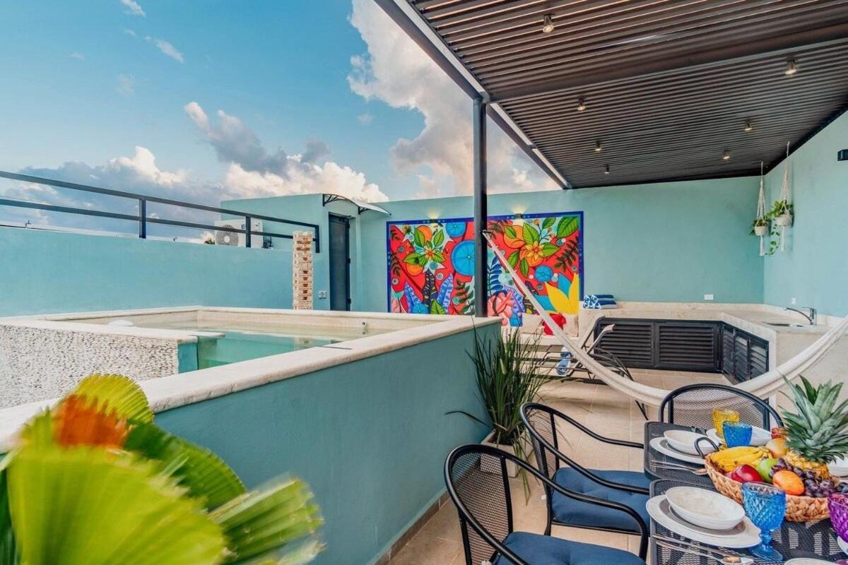 מרידה Rincon Del Cielo Rooftop With Glass Walled Pool מראה חיצוני תמונה