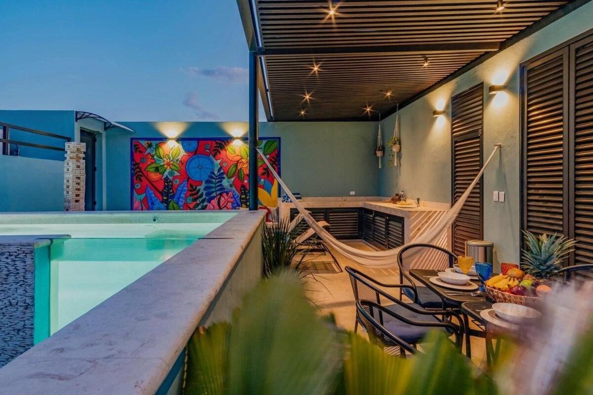 מרידה Rincon Del Cielo Rooftop With Glass Walled Pool מראה חיצוני תמונה